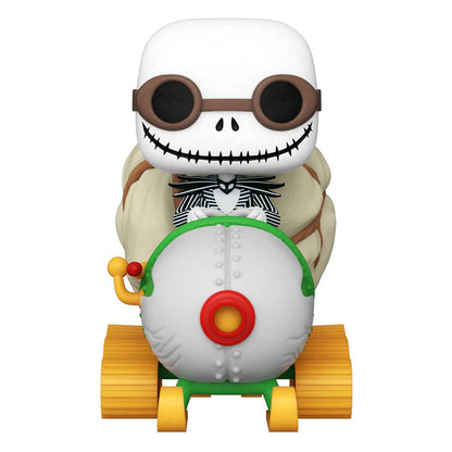 Nachtmerrie voor Kerstmis POP! Rides vinylfiguur Jack met bril en sneeuwscooter 18 cm