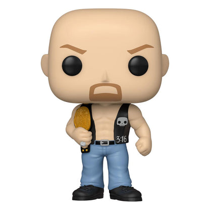 WWE Pop! Vinylfiguur SC Steve Austin met riem 9 cm