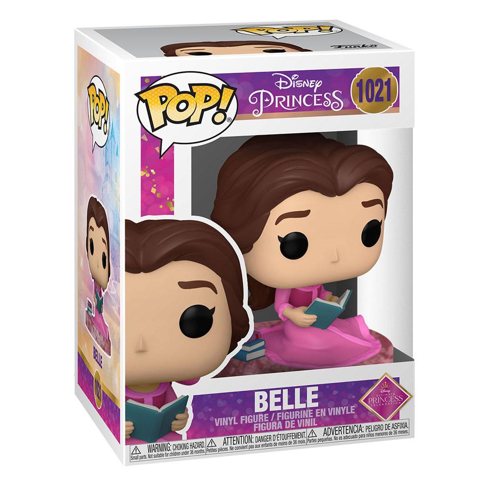 Disney: Ultimate Princess Pop! Disney vinyl figuur belle (schoonheid en het beest) 9 cm