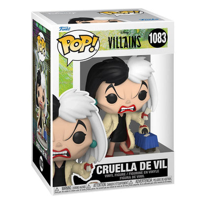 Disney: Villains Pop! Disney -vinylfiguur Cruella de vil 9 cm