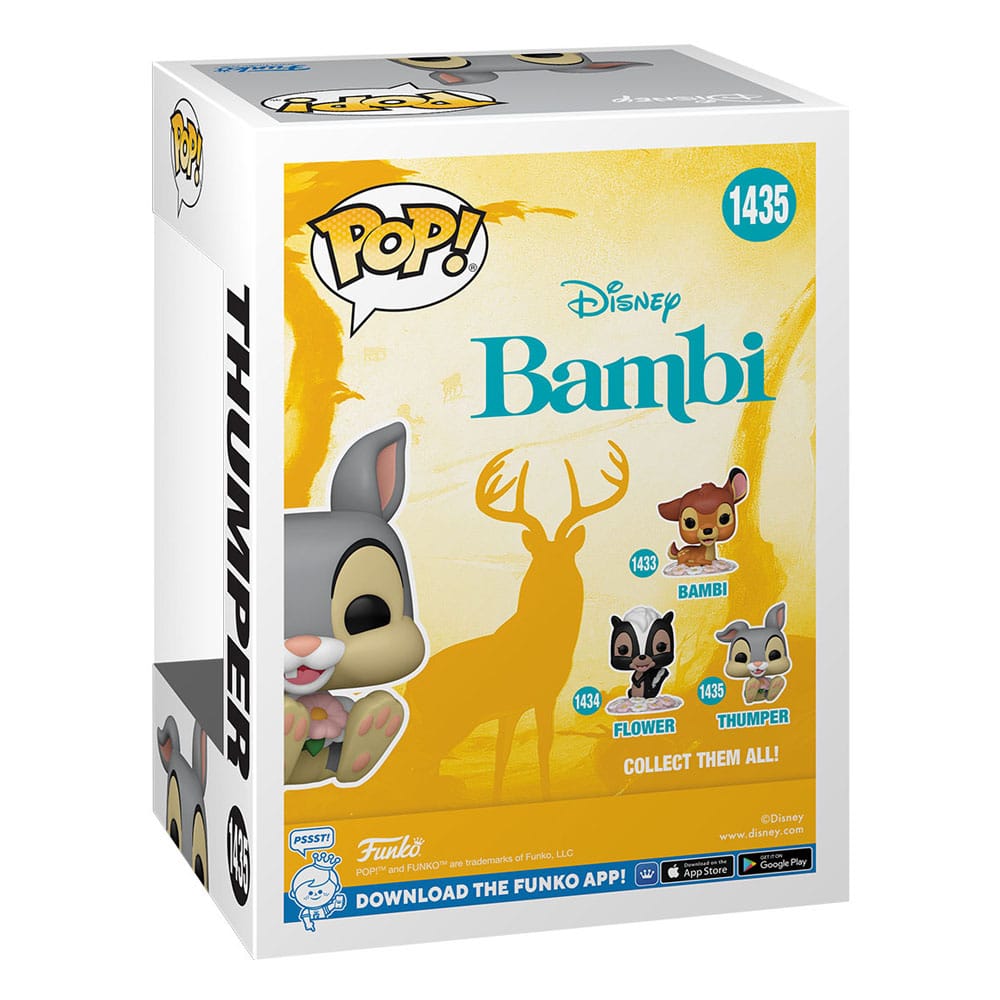 Bambi 80th Anniversary Pop! Disney Vinyl Figuur Thumper 9 cm