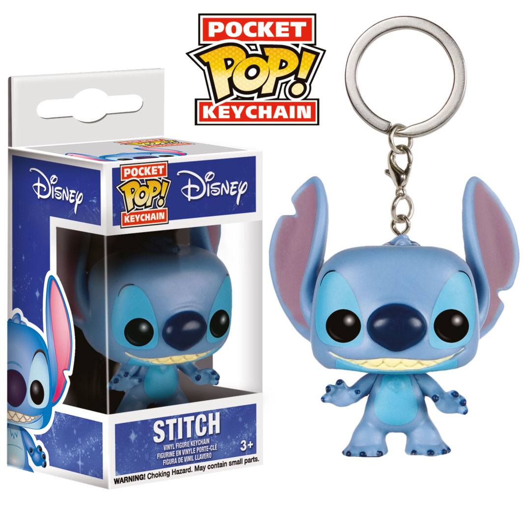 Lilo & Stitch Pocket Pop! Vinyl sleutelhanger steek 4 cm