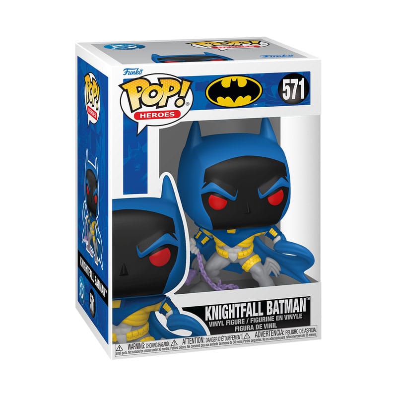 DC door de jaren pop! Helden vinylfiguren Knightfall Batman (90's) 9 cm
