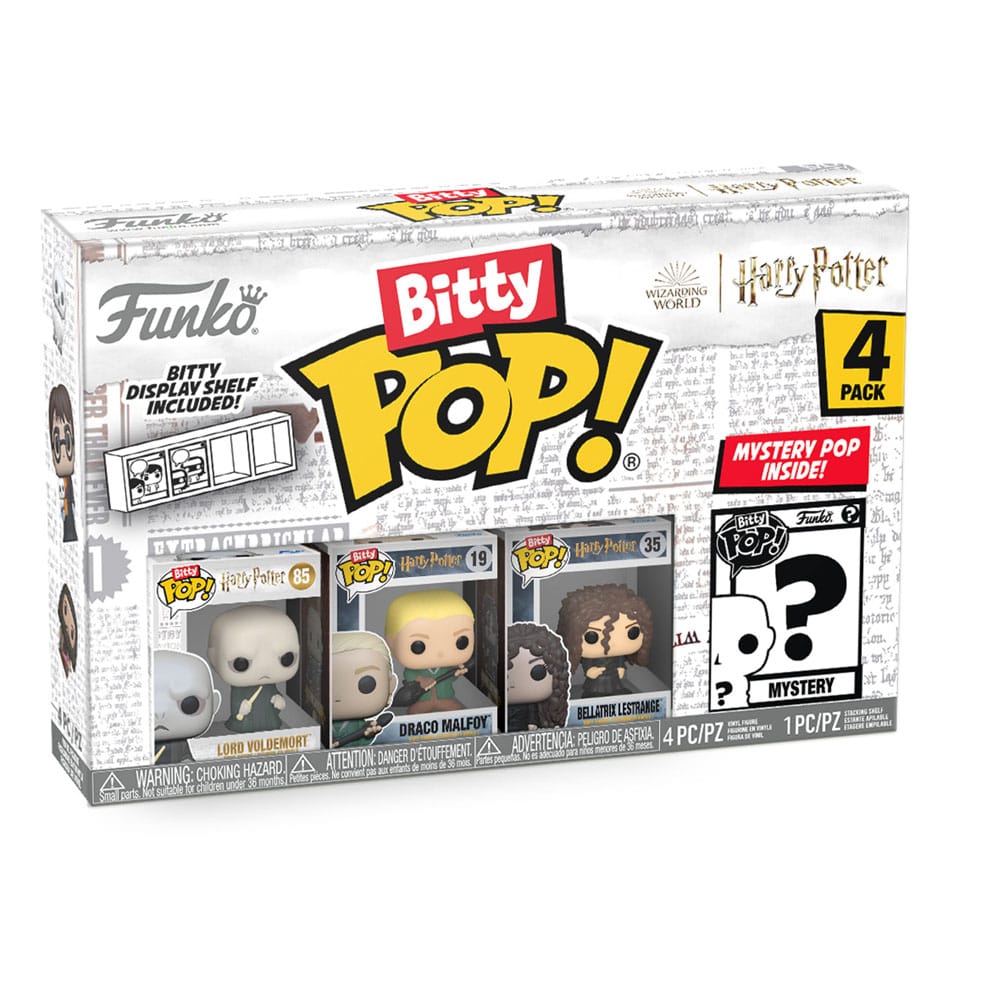 Harry Potter Bitty Pop! Vinyl Afbeelding 4-pack Voldemort 2,5 cm