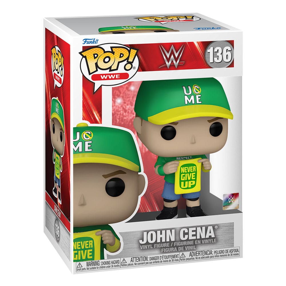 WWE Pop! Vinylfiguur John Cena (geef nooit op) 9 cm