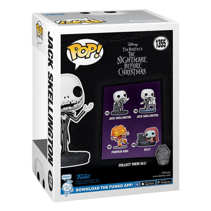 Nightmare Before Christmas 30th Pop! Disney Vinyl Figuur Jack W/Gravestone 9 cm