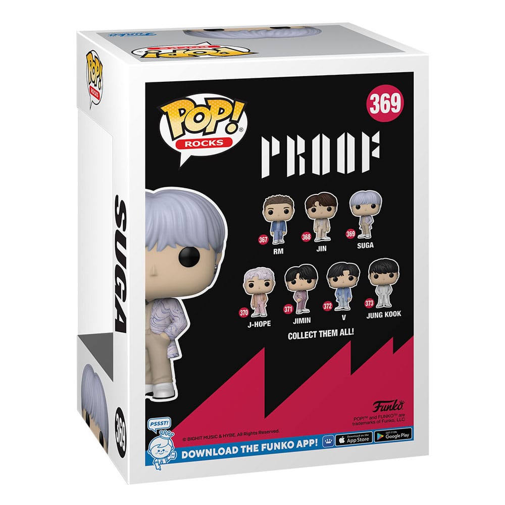 BTS POP! Rocks vinyl figuur Suga 9 cm