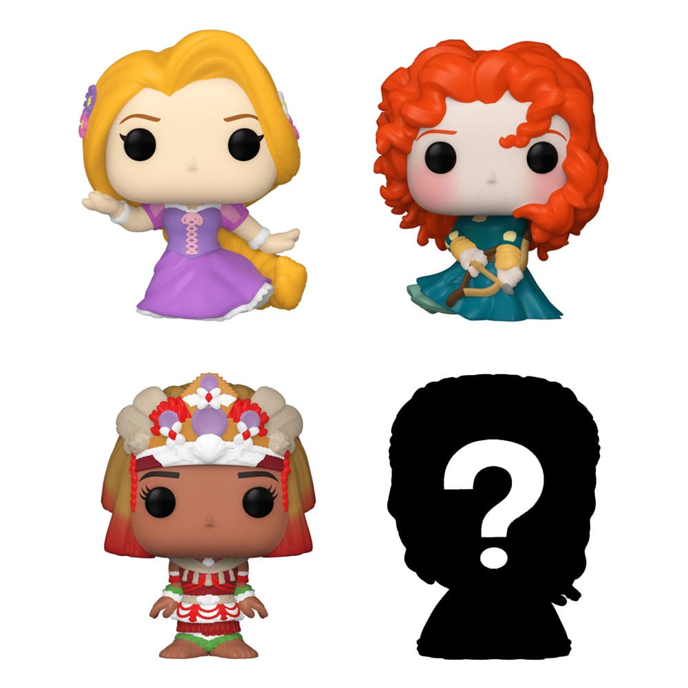 Disney Princesses Bitty Pop! Vinyl Figuur 4-pack Rapunzel 2,5 cm