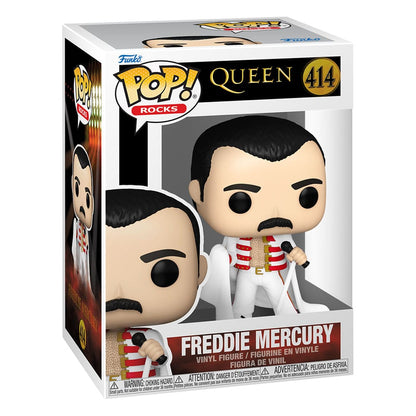 Queen Pop! Rocks vinylfiguur Freddie Mercury met Cape 9 cm