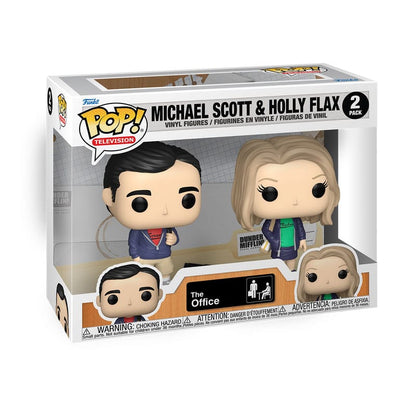 De kantoor-POP! Televisievinylfiguren 2-pack Michael & Holly 9 cm