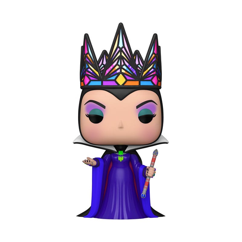 Disney Pop! Disney vinyl figuur kwaadaardige koningin (zwarte en paarse jurk) 9 cm
