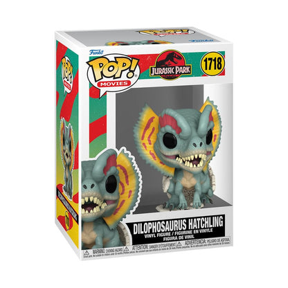 Jurassic Park Hatchling Pop! Films vinyl figuur dilophosaurus 9 cm