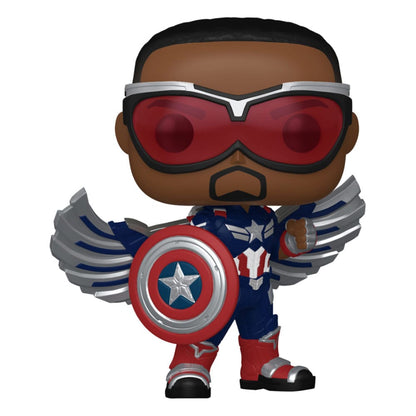 Captain America Brave New World Pop! Films vinyl figuur Captain America 9 cm