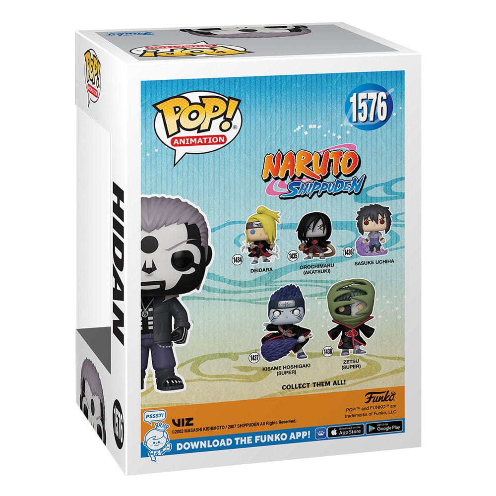 Naruto Pop! Animatie vinyl figuur hidan met jas exclusieve editie 9 cm