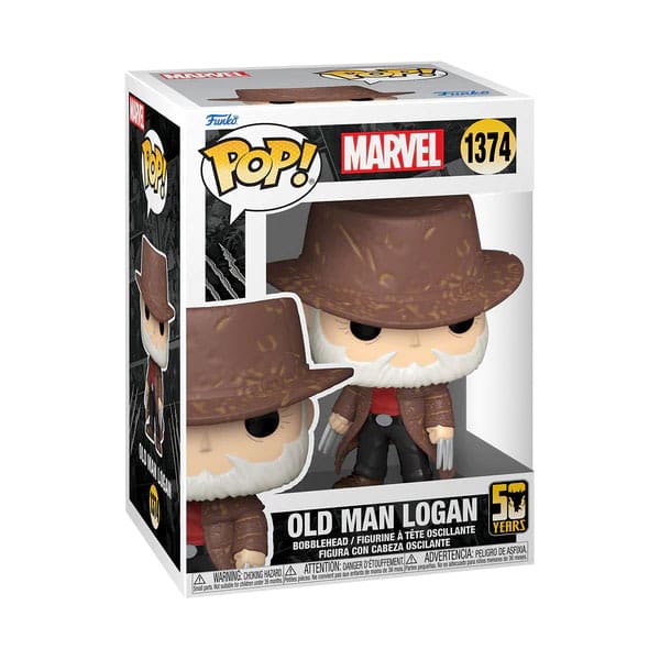 Marvel Pop! Marvel vinylfiguur Wolverine 50e - Ultieme oude man Logan 9 cm