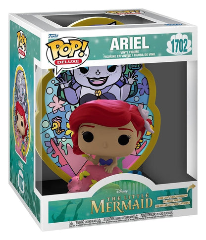 Disney-POP! Deluxe vinylfiguur Ariël (glas) 9 cm
