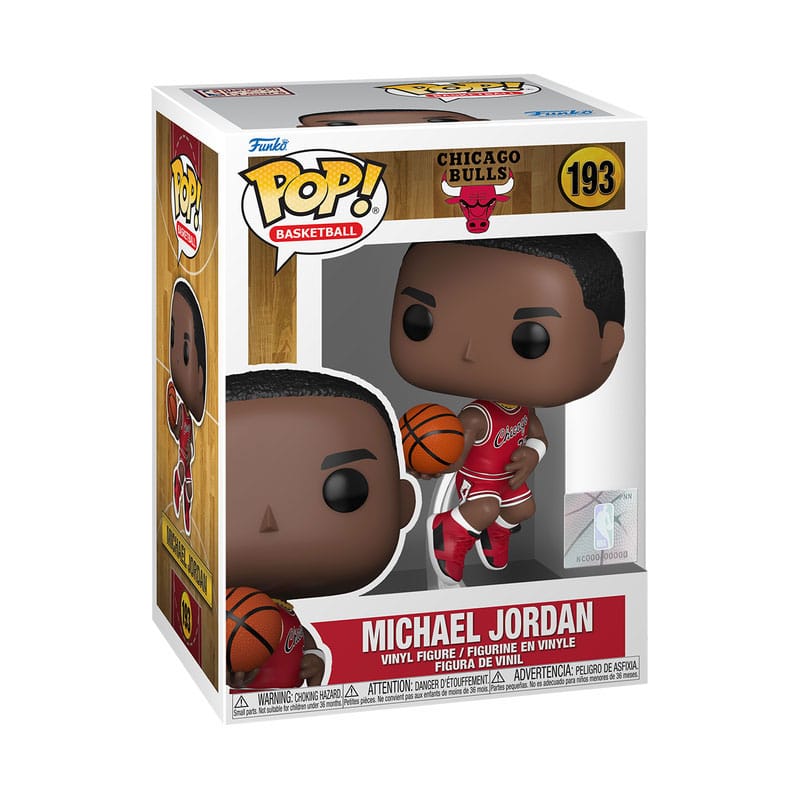 NBA Legends Pop! Sportvinylfiguur Chicago Bulls: Michael Jordan (rookie -seizoen) 9 cm