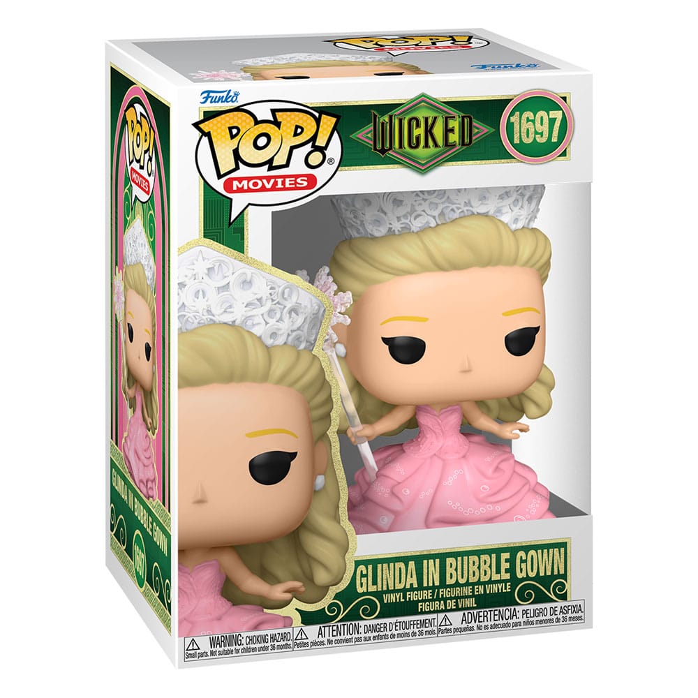 Slechte pop! Films vinyl figuur glinda (bubbel jurk) 9 cm