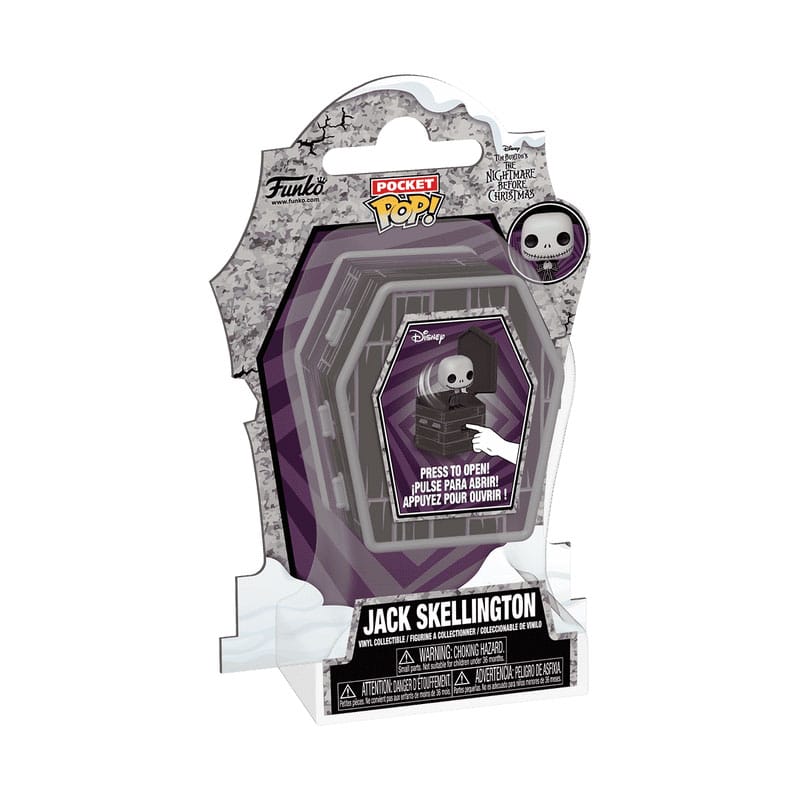 The Nightmare Before Christmas Coffin Pocket Pop! Vinyl figuur jack skellington 6 cm