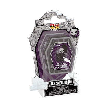 The Nightmare Before Christmas Coffin Pocket Pop! Vinyl figuur jack skellington 6 cm