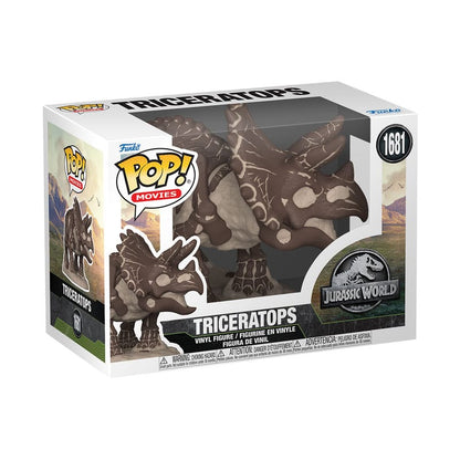 Jurassic Park Fossil Pop! Films vinyl figuur triceratops 9 cm