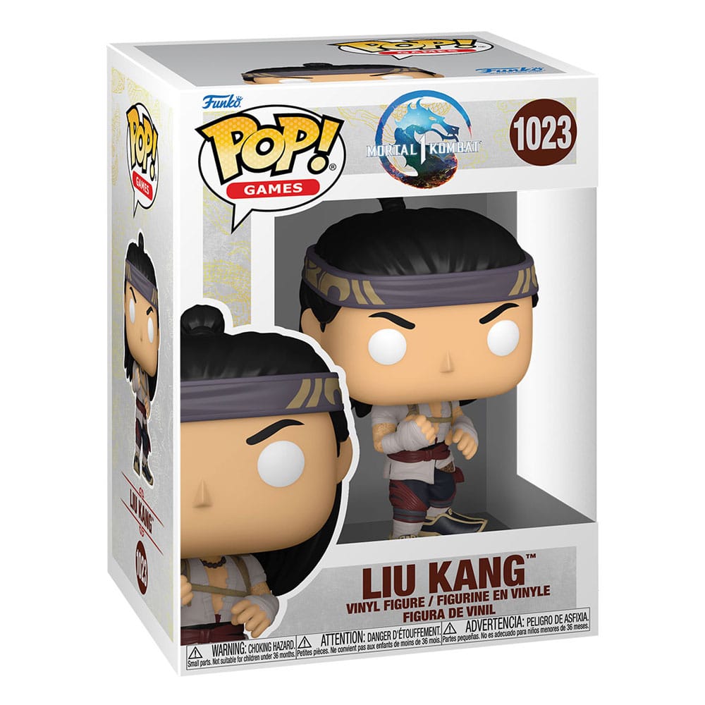 Mortal Kombat POP! Games Vinyl Figuur Liu Kang (God van het Vuur) 9 cm