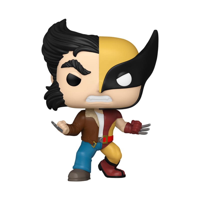Marvel Pop! Vinylfiguur split-wolverine/logan 9 cm