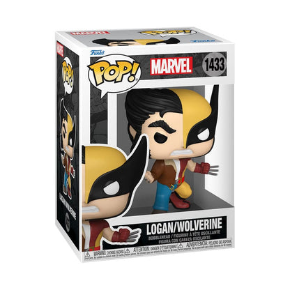 Marvel Pop! Vinylfiguur split-wolverine/logan 9 cm