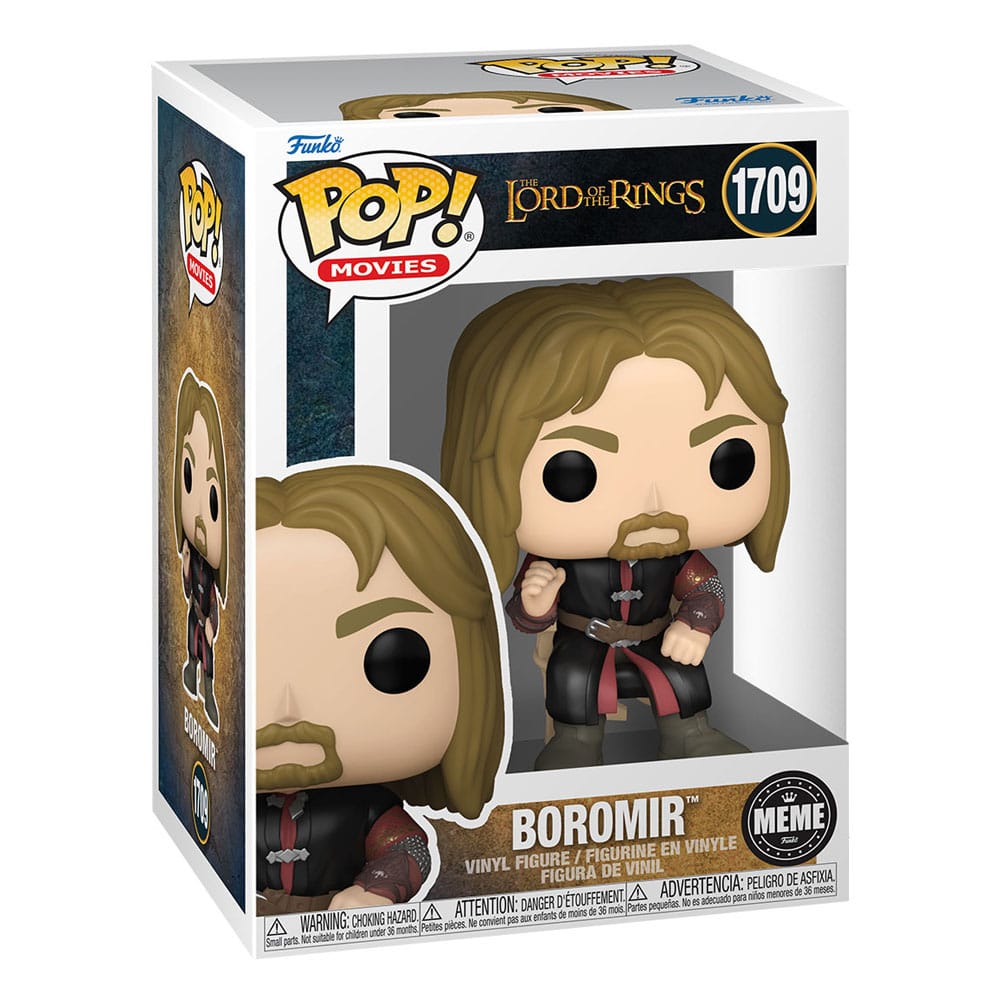 Lord of the Rings Pop! Films vinyl figuur boromir (meme) 9 cm