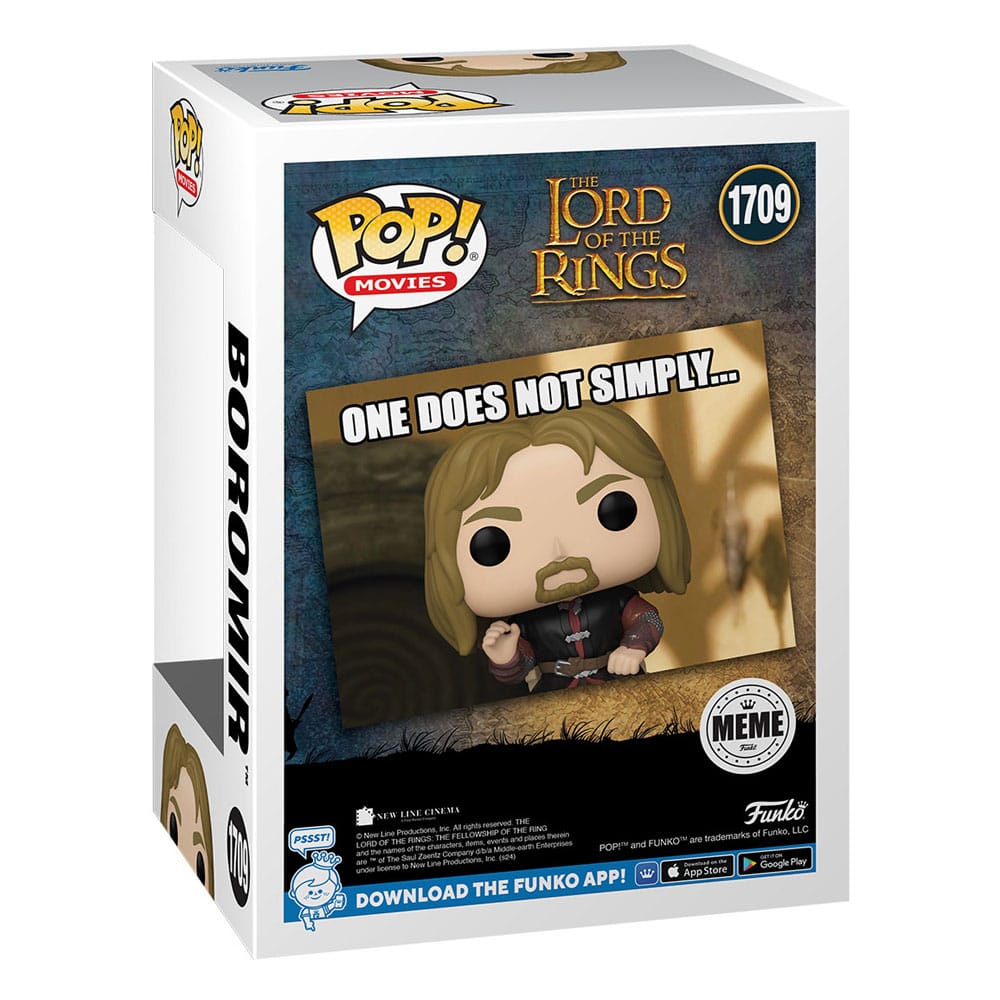 Lord of the Rings Pop! Films vinyl figuur boromir (meme) 9 cm