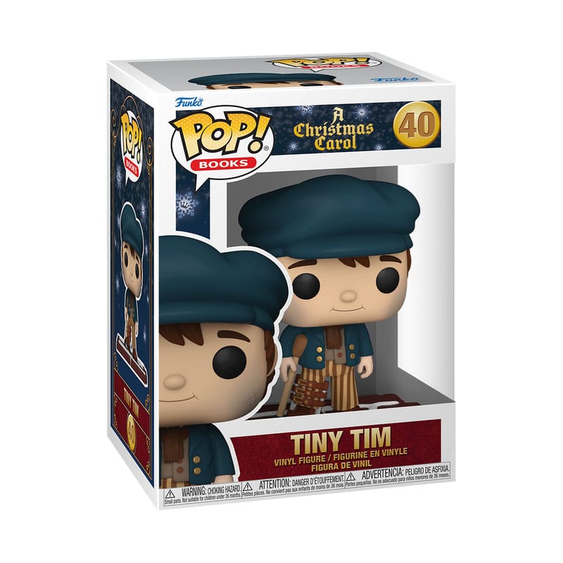 Kerstpop! Films vinyl figuur kleine tim 9 cm