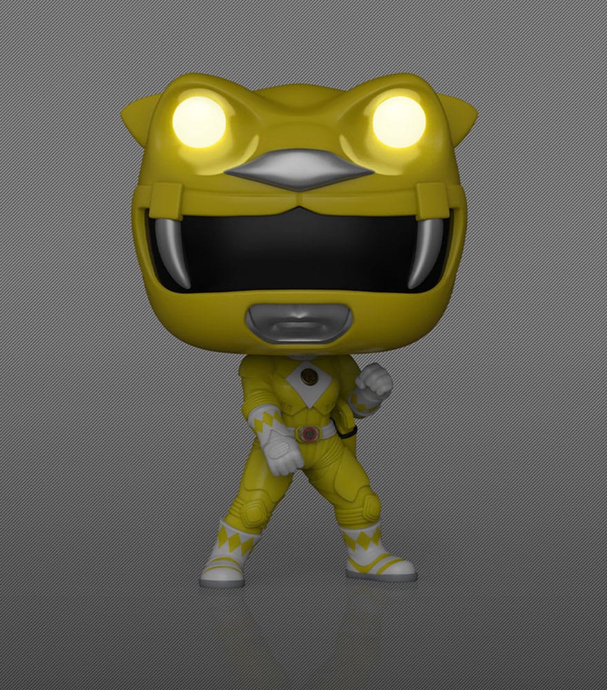 Mighty Morphin Power Rangers: The Movie Pop! Films vinylfiguren Yellow Ranger (GITD) 9 cm