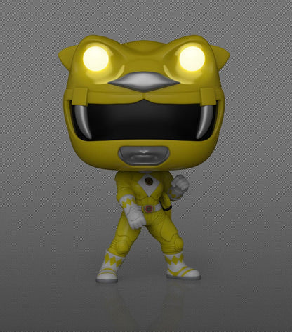 Mighty Morphin Power Rangers: The Movie Pop! Films vinylfiguren Yellow Ranger (GITD) 9 cm