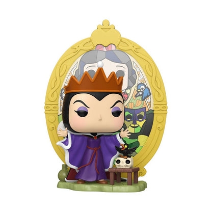 Disney Villians pop! Deluxe vinyl figuur kwaadaardige koningin (glas) 9 cm