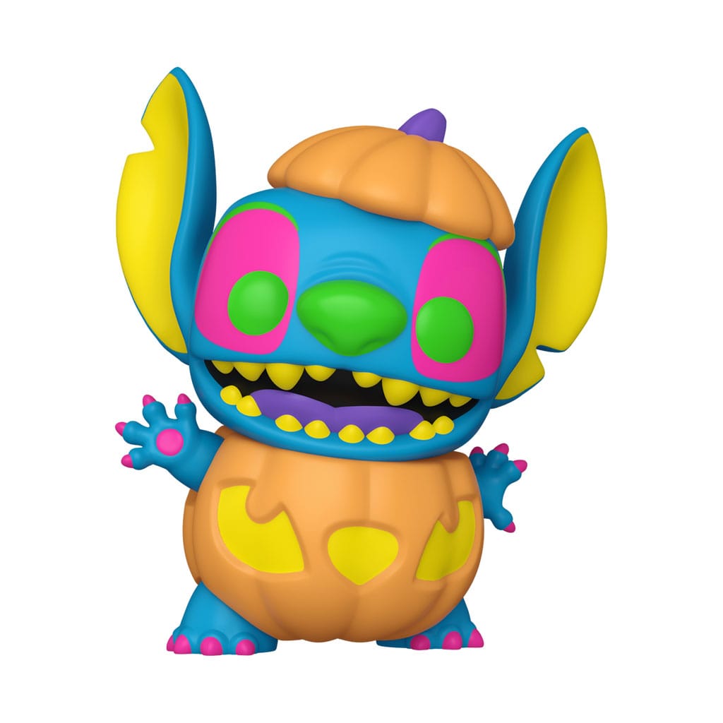 Lilo & Stitch Pop! Disney vinyl figuur blacklight pompoensteek 9 cm