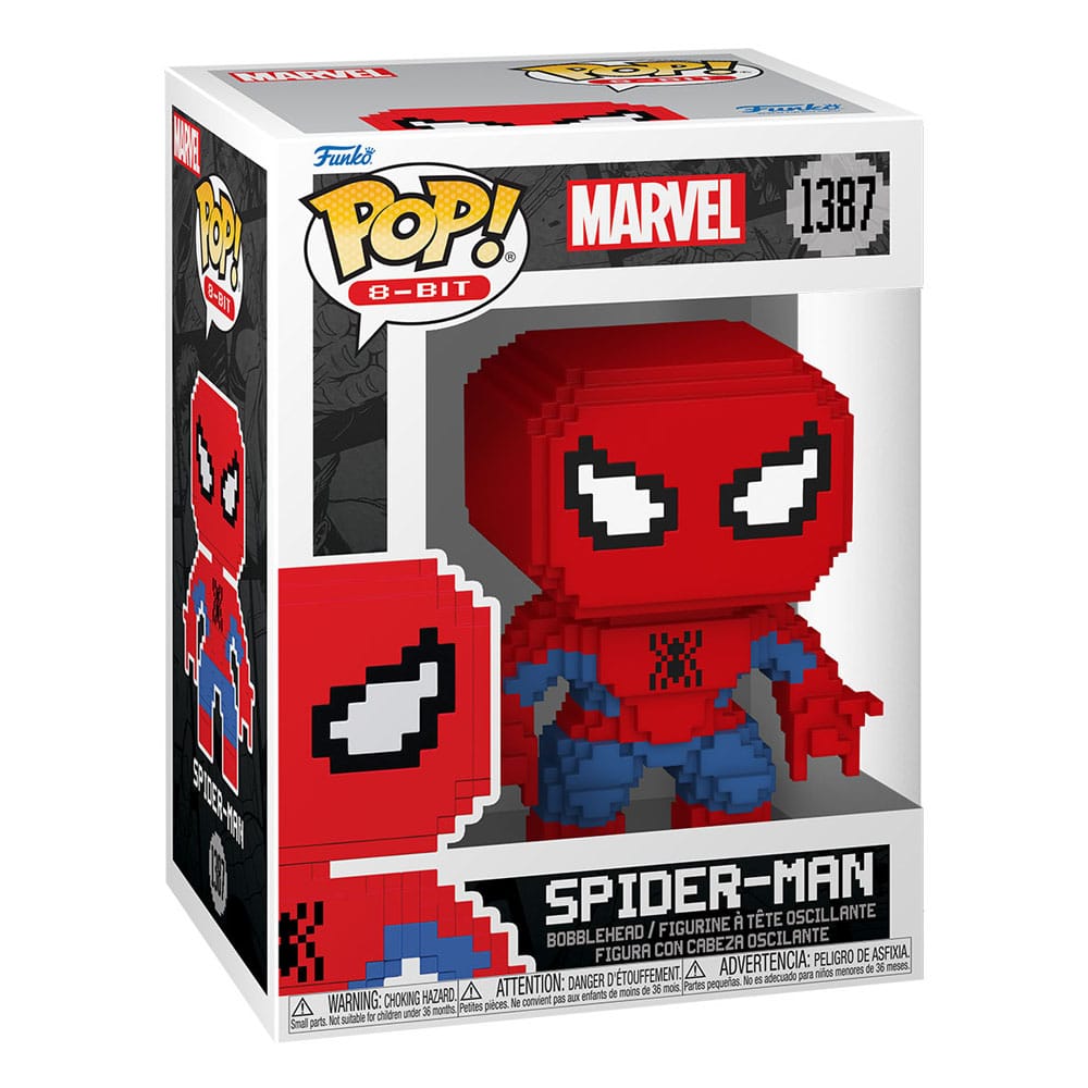 Marvel POP! 8-Bit Vinyl Figuur Spider-Man 9 cm