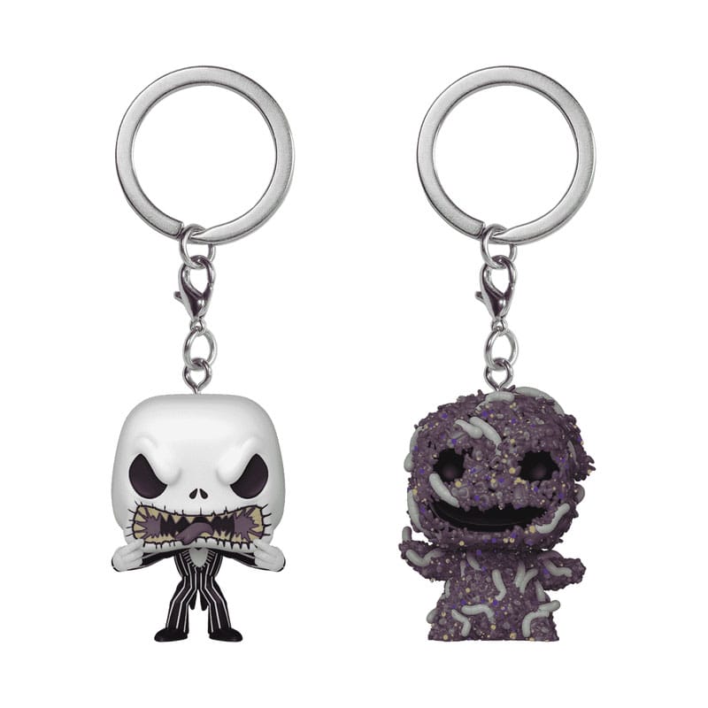 Nightmare Before Christmas Pop! Vinyl Keychain 2-Pack Jack/Oogie 4 cm