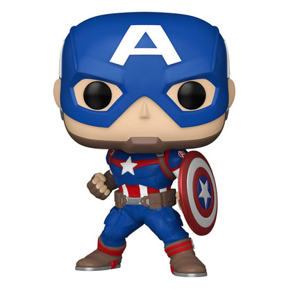Marvel Nieuwe Klassiekers POP! Vinyl Figuur Captain America 9 cm