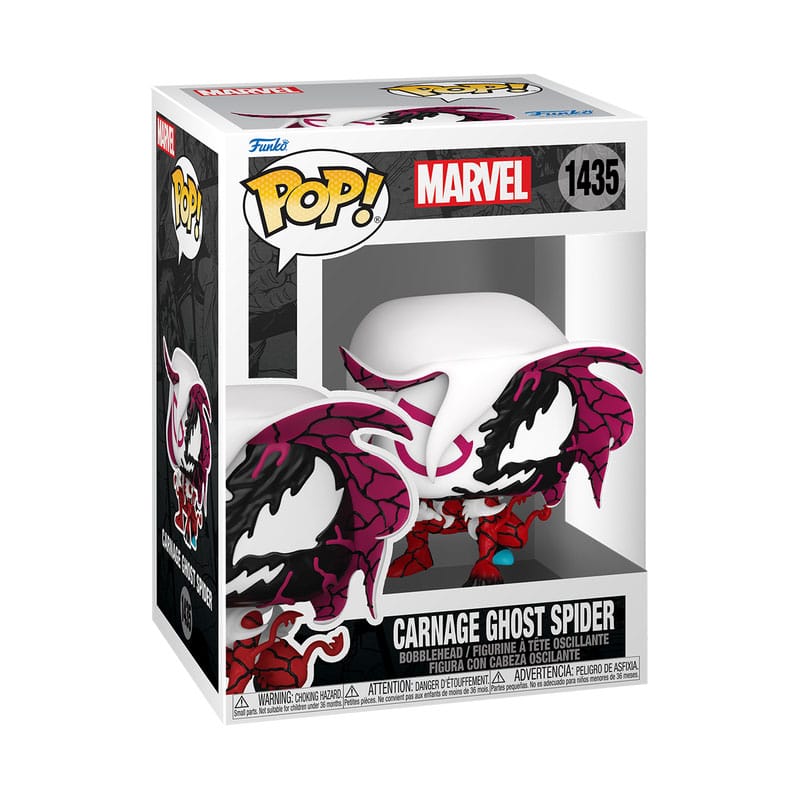 Marvel Pop! Vinylfiguur Carnageized - Ghost Spider 9 cm