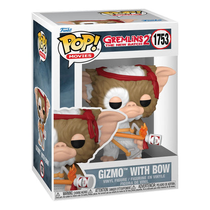 Gremlins pop! Film vinyl figuur gizmo met boog 9 cm