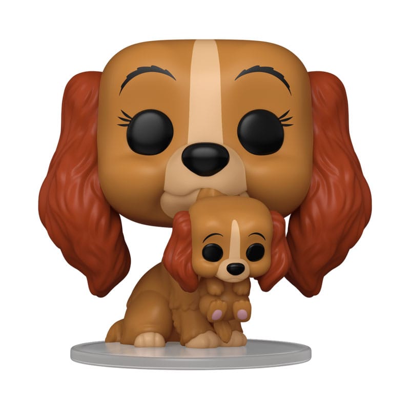 Lady and the Tramp Pop! Disney vinyl figuur dame w/puppy 9 cm