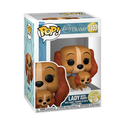Lady and the Tramp Pop! Disney vinyl figuur dame w/puppy 9 cm