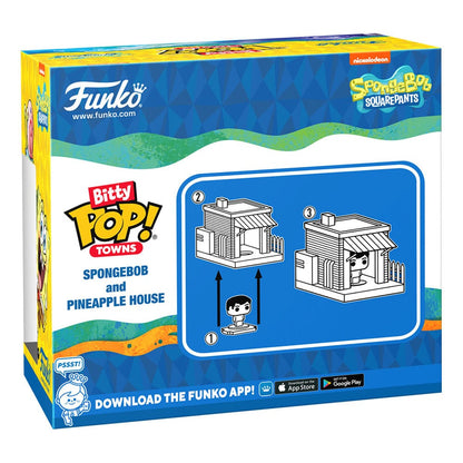 Spongebob Bitty POP! Town Vinyl Figuur Spongebob thuis