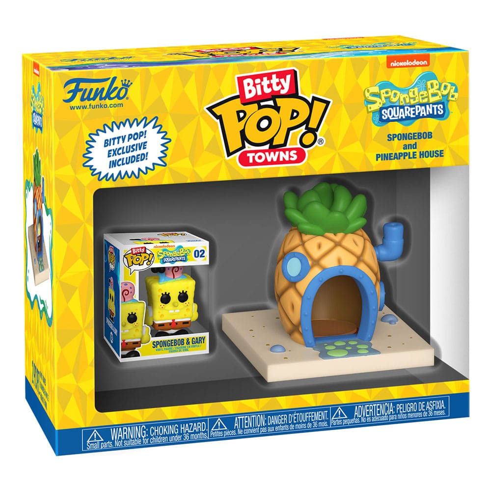 Spongebob Bitty POP! Town Vinyl Figuur Spongebob thuis