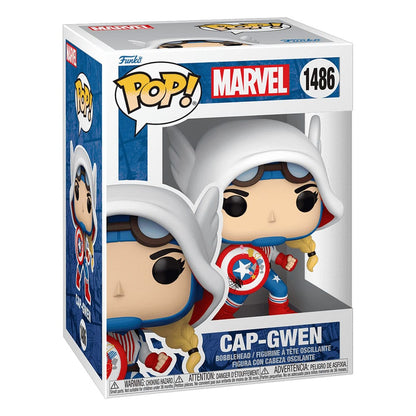 Marvel Pop! Vinyl figuur cap-gwen 9 cm