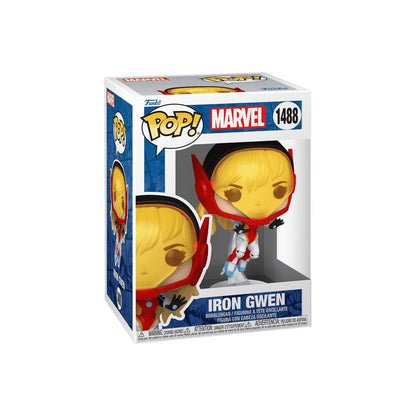Marvel Comics Pop! Stripboeken vinyl figuur ijzer gwen 9 cm