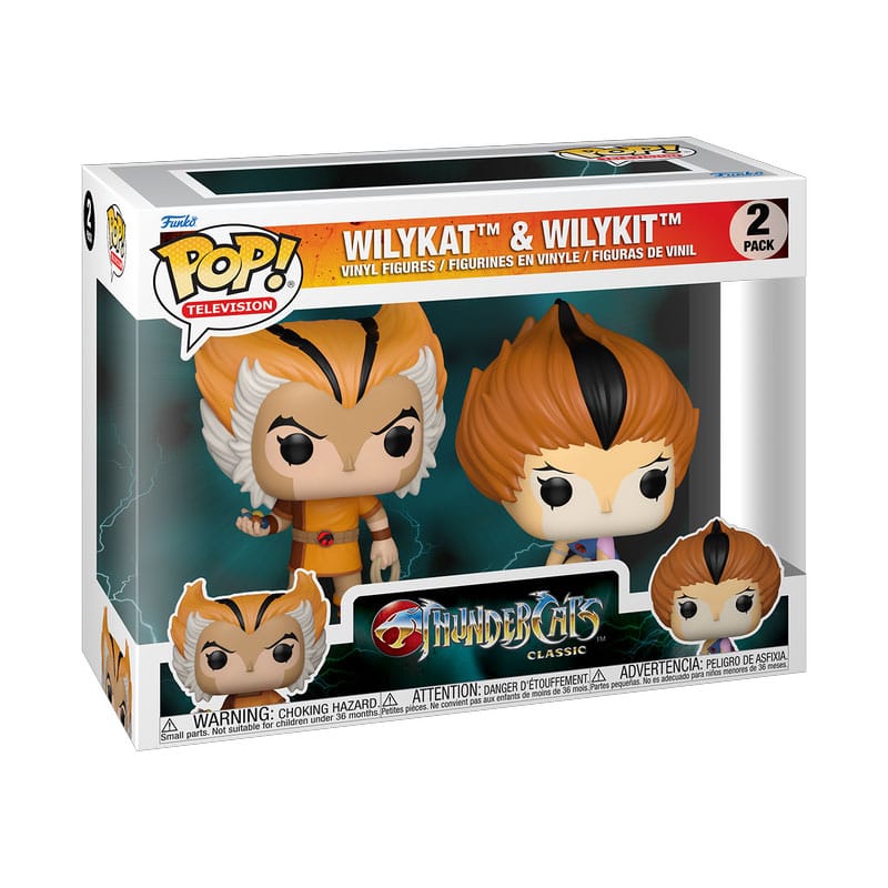 Thundercats pop! Vinylfiguren 2-pack Wililykat & Wililykit 9 ​​cm