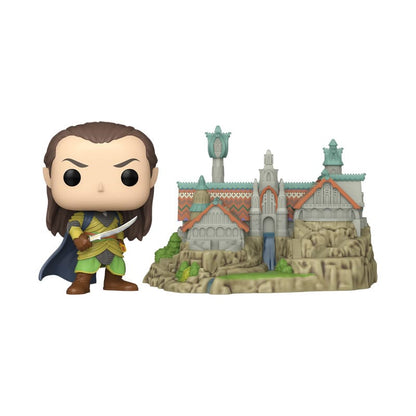 De Lord of the Rings-POP! Town vinylfiguur Elrond & Rivendell 9 cm