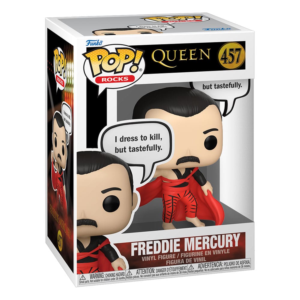 Queen Pop! Rocks Vinyl Figur Freddie Mercury (ik kleed me om te doden) 9 cm