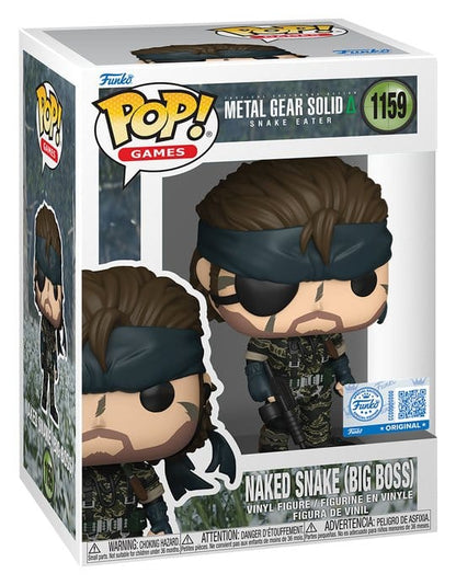 Metal Gear POP! Games Vinyl Figuur Metal Gear Solid 3- Big Boss heo exclusief 9 cm